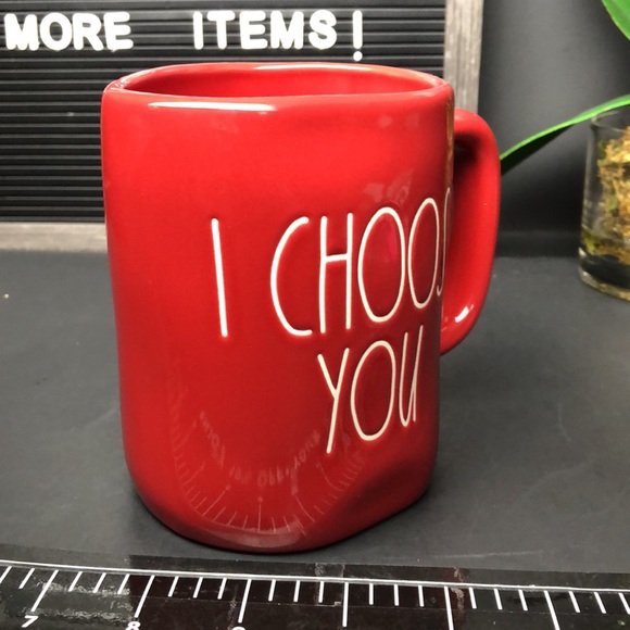 🆕😍 NEW Rae Dunn I CHOOSE YOU Red Mug - Picture 5 of 12